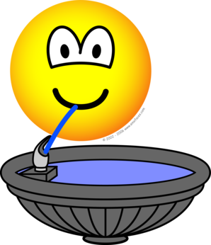 Water fontein emoticon